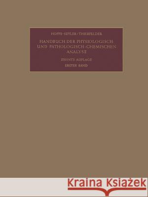 Allgemeine Untersuchungsmethoden: Erster Teil Ender, Fritz 9783642855511 Springer - książka