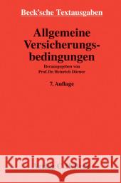 Allgemeine Versicherungsbedingungen : Textausg.  9783406662010 Beck Juristischer Verlag - książka