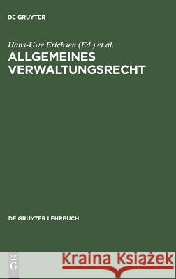 Allgemeines Verwaltungsrecht  9783110078282 De Gruyter - książka