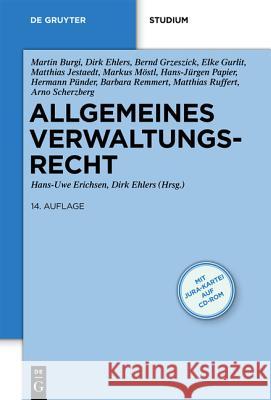 Allgemeines Verwaltungsrecht Hans-Uwe Erichsen Dirk Ehlers Martin Burgi 9783899496222 De Gruyter - książka