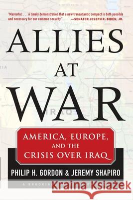 Allies At War Philip Gordon Jeremy Shapiro 9780071737807 McGraw-Hill - książka