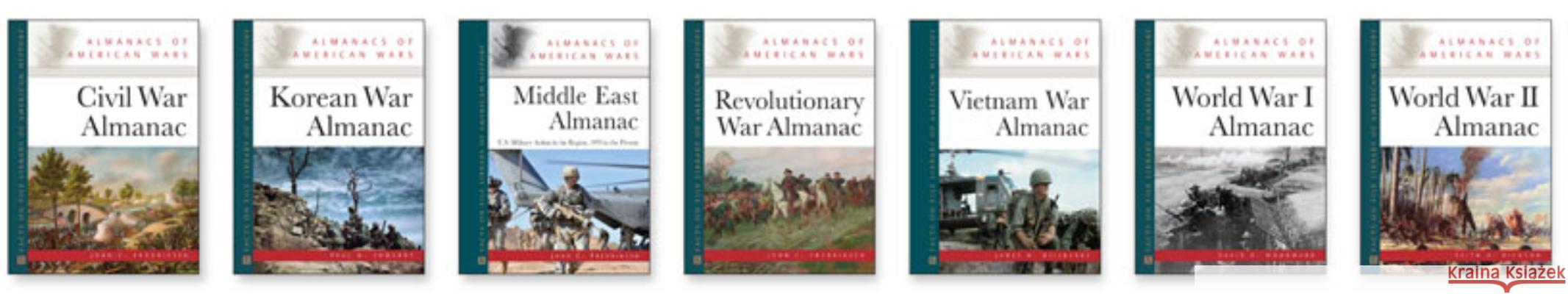 Almanacs of American Wars Set Various 9780816084128 Facts on File - książka