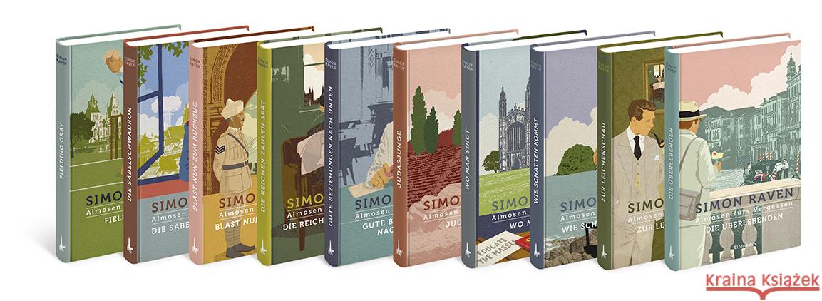 Almosen fürs Vergessen, 10 Teile Raven, Simon 9783961600205 Elfenbein - książka