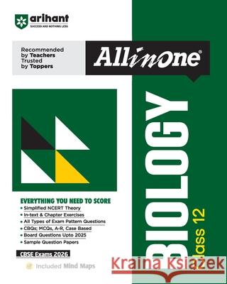 AlO CBSE Biology 12th Himanshi Gambhir Anushri Sharma 9789368406631 Arihant Publication India Limited - książka