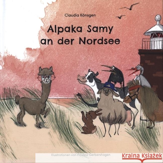 Alpaka Samy an der Nordsee Könsgen, Claudia 9783949979668 Kid Verlag - książka