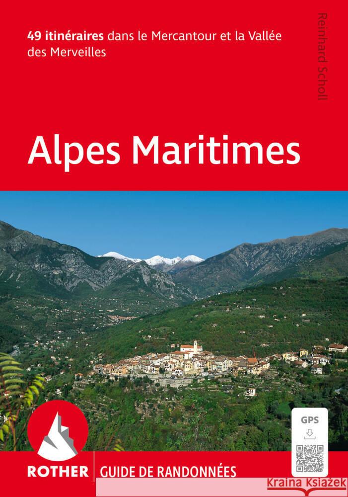 Alpes Maritimes (Rother Guide de randonnées) Reinhard, Scholl 9783763349944 Bergverlag Rother - książka