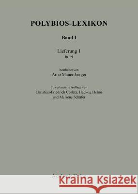 (Alpha-Gamma) Melsene Schäfer, Christian-Friedrich Collatz, Hadwig Helms 9783050034997 de Gruyter - książka