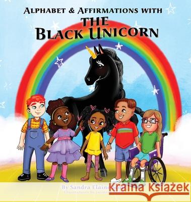 Alphabet & Affirmations with The Black Unicorn Sandra Elaine Scott Jasmine Mills 9780996904957 Vision Your Dreams - książka