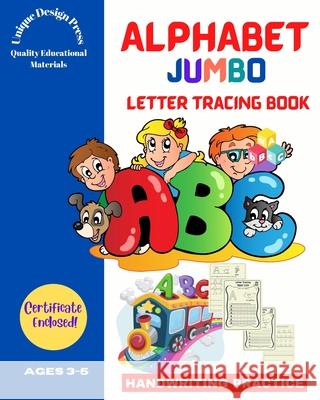 Alphabet Jumbo Letter Tracing Book: Handwriting Practice (for kids ages 3-5, pre-k, kindergarten) Pratt, Andrea Clarke 9781006161315 Blurb - książka