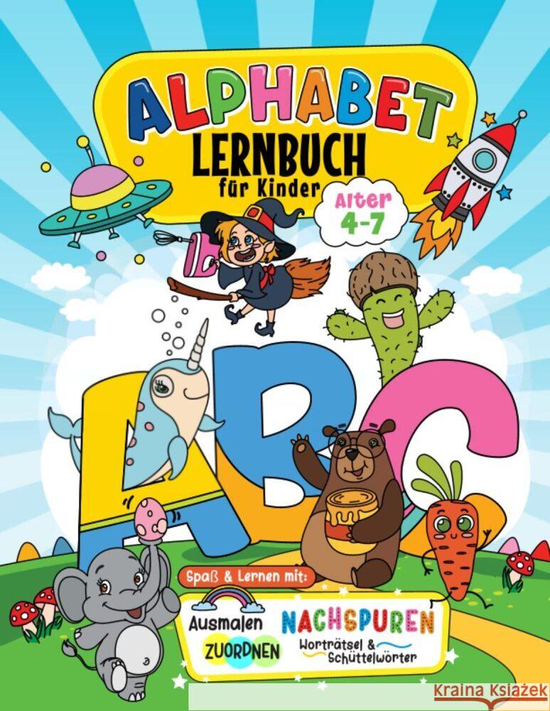 Alphabet-Lernbuch für Kinder von 4-7 Jahren Topulo-Verlag 9783689051112 Topulo-Verlag - książka