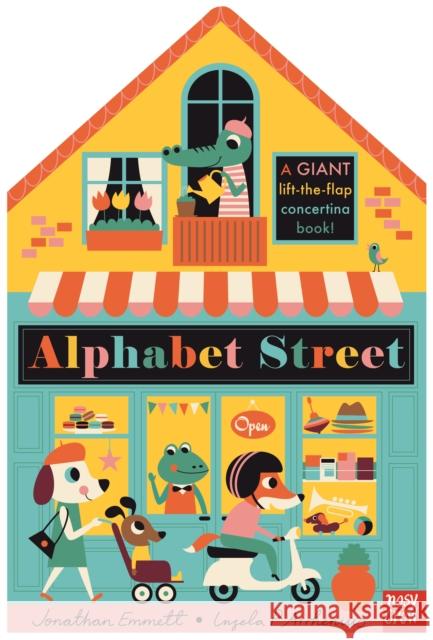 Alphabet Street Jonathan Emmett Ingela Peterson Arrhenius  9781788002165 Nosy Crow Ltd - książka