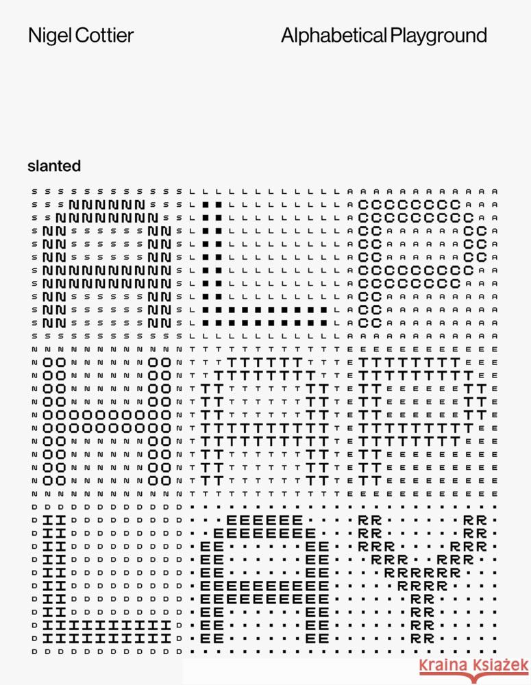 Alphabetical Playground Nigel Cottier 9783948440879 Slanted Publishers UG - książka
