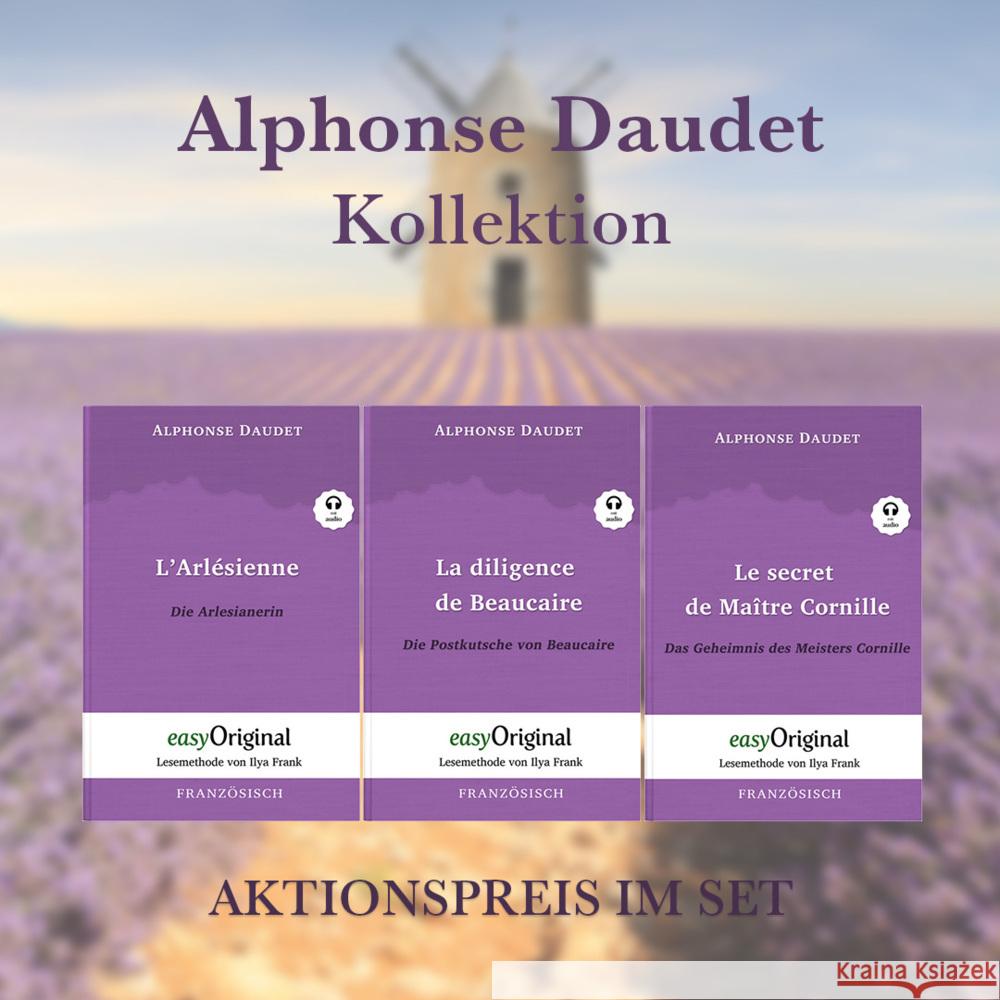 Alphonse Daudet Kollektion (Bücher + 3 Audio-CDs) - Lesemethode von Ilya Frank, m. 3 Audio-CD, m. 3 Audio, m. 3 Audio, 3 Teile Daudet, Alphonse 9783991127406 EasyOriginal - książka