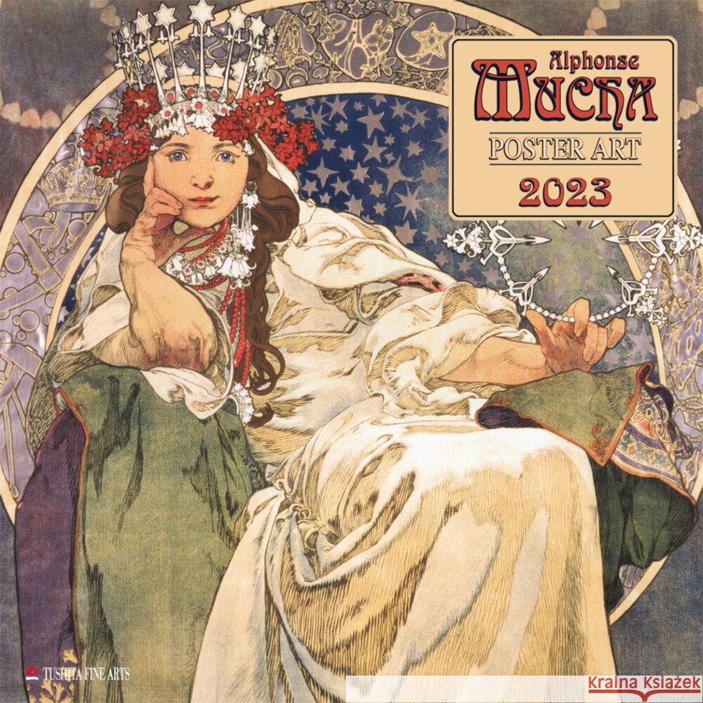 Alphonse Mucha - Poster Art 2023  9783959290937 Tushita - książka