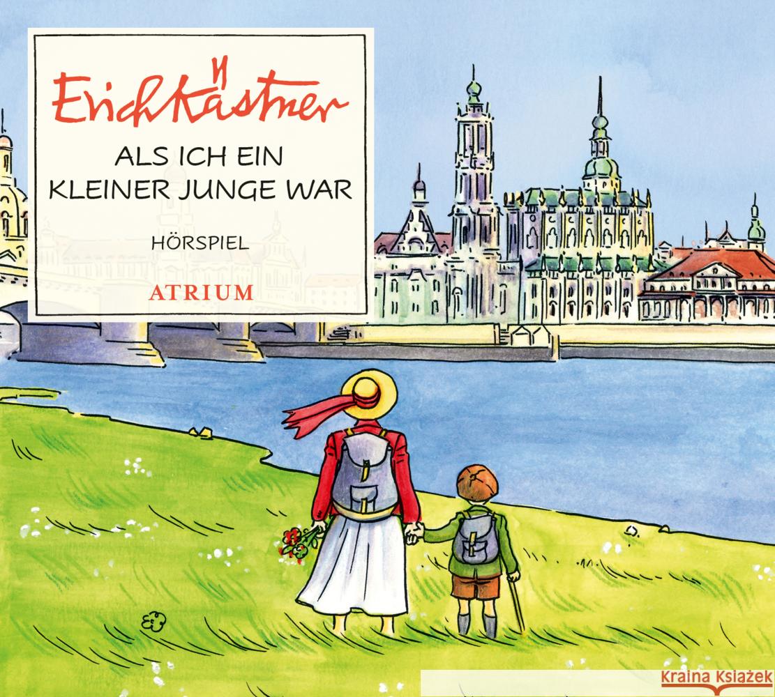 Als ich ein kleiner Junge war, 1 Audio-CD Kästner, Erich 9783855351756 Atrium Kinderbuch - książka