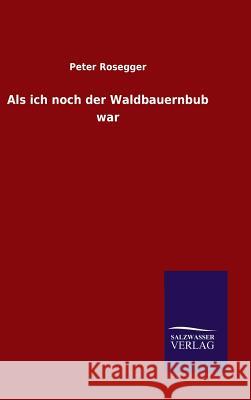 Als ich noch der Waldbauernbub war Peter Rosegger   9783846082140 Salzwasser-Verlag Gmbh - książka