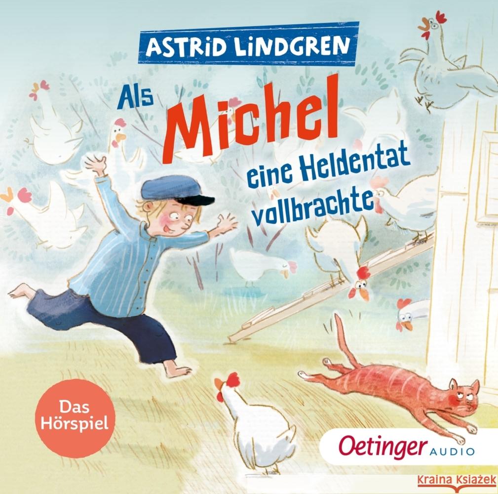 Als Michel eine Heldentat vollbrachte, 1 Audio-CD Lindgren, Astrid 9783837393071 Oetinger Media - książka