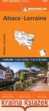 Alsace Lorraine - Michelin Regional Map 516 Michelin 9782067258686 Michelin Editions des Voyages