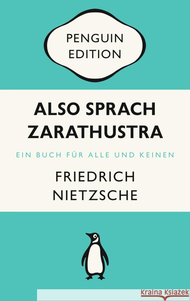 Also sprach Zarathustra Nietzsche, Friedrich 9783328109211 Penguin Verlag München - książka