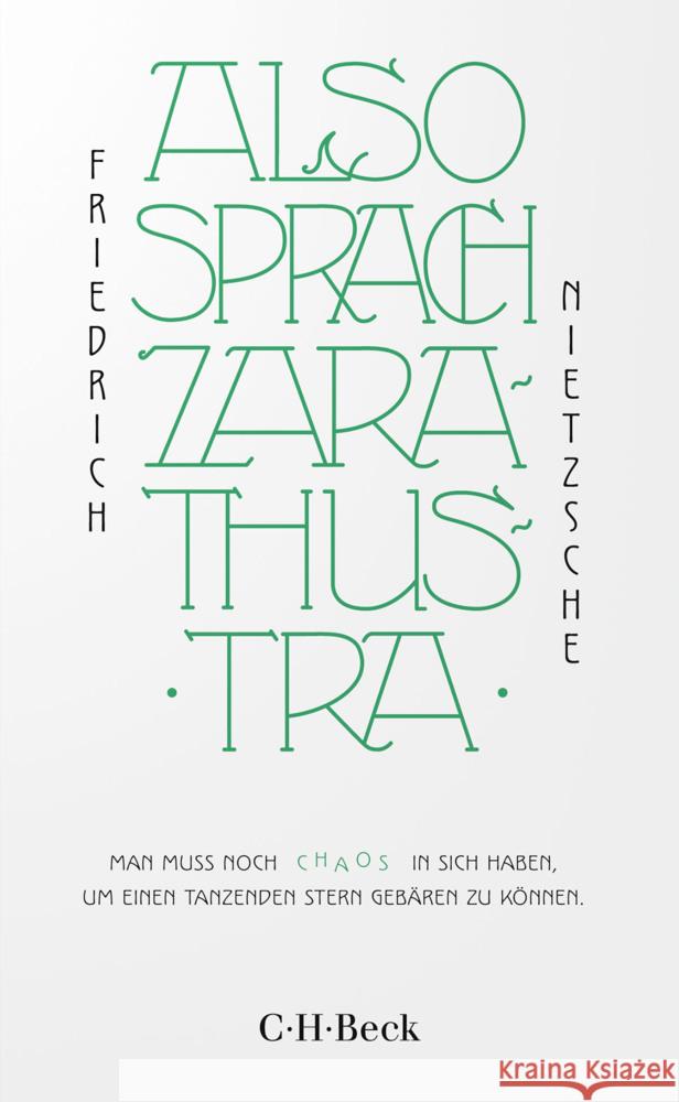 Also sprach Zarathustra Nietzsche, Friedrich 9783406837937 Beck - książka