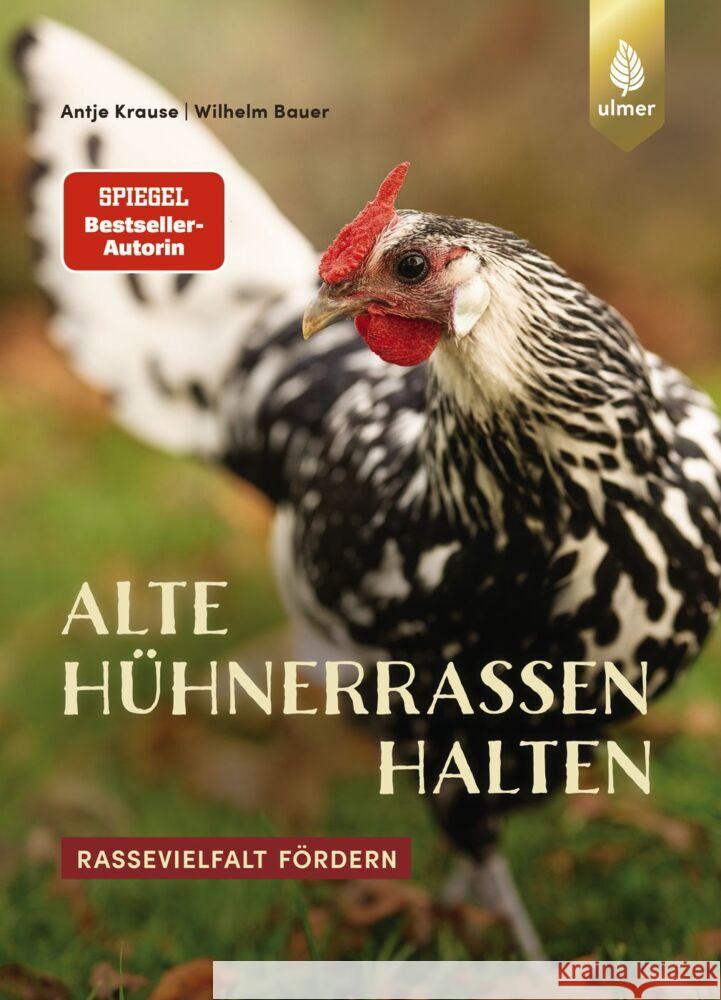 Alte Hühnerrassen halten Bauer, Wilhelm, Krause, Antje 9783818620431 Verlag Eugen Ulmer - książka