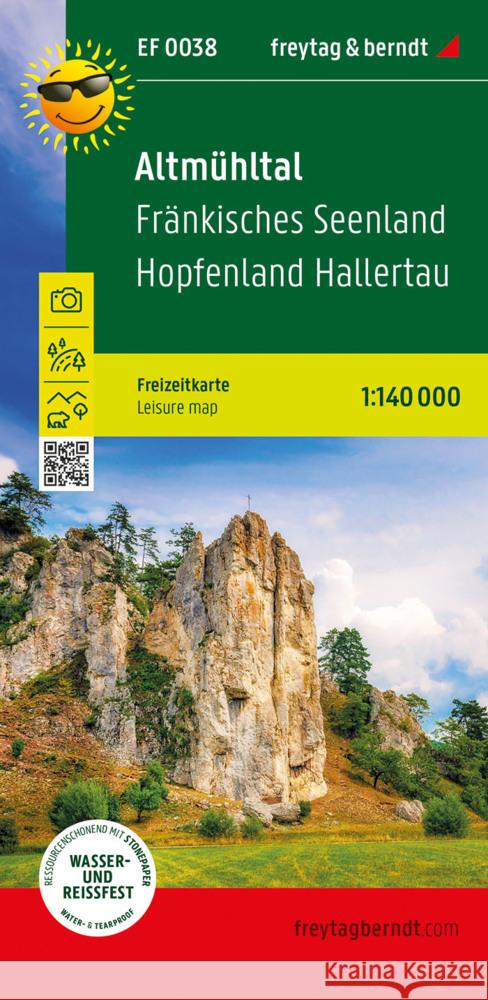 Altmuhltal Leisure Map 1:140,000  9783707922738 Freytag-Berndt - książka