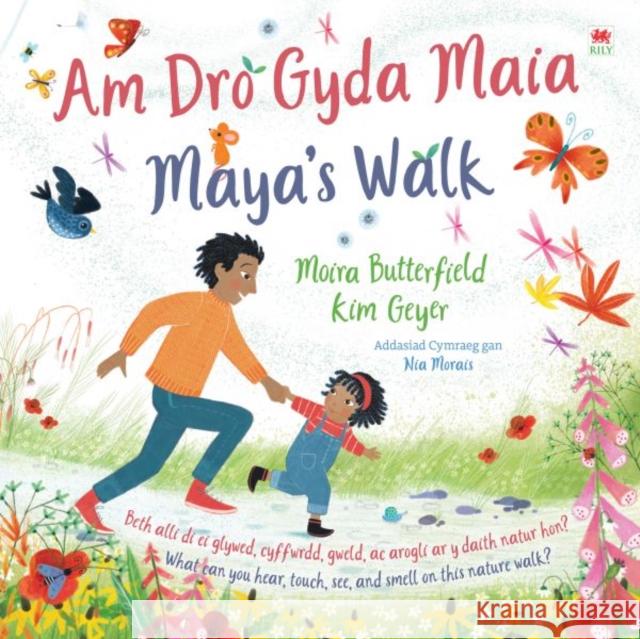 Am Dro gyda Maia / Maya's Walk Moira Butterfield 9781804163047 Rily Publications Ltd - książka