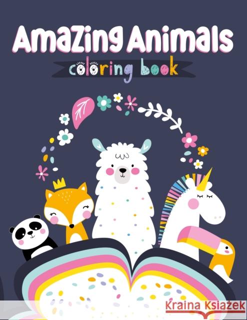 Amazing Animals Coloring Book Clorophyl Editions 9781641241915 Fox Chapel Publishing - książka