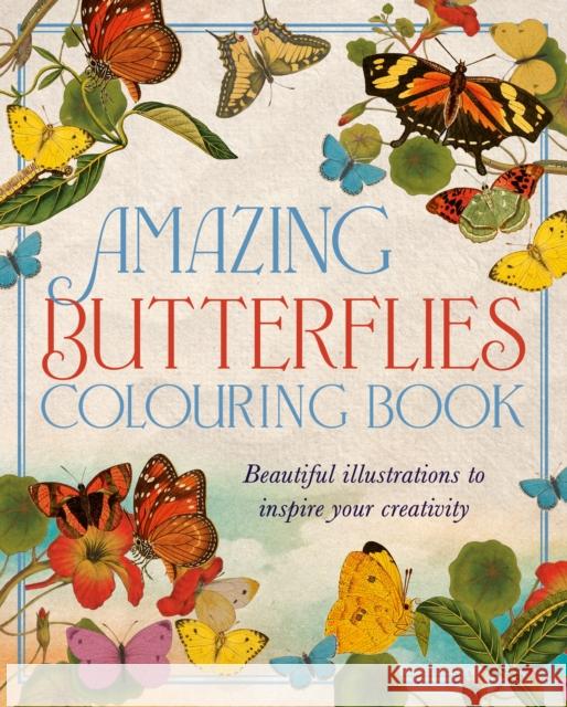 Amazing Butterflies Colouring Book: Beautiful illustrations to inspire creativity David Woodroffe 9781398834507 Arcturus Publishing Ltd - książka