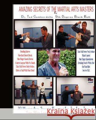 Amazing Secrets Of The Martial Arts Masters Gambordella, Grandmaster Ted 9781441404688 Createspace - książka