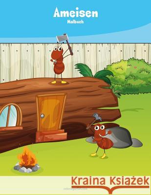 Ameisen-Malbuch 1 Nick Snels 9781981675944 Createspace Independent Publishing Platform - książka