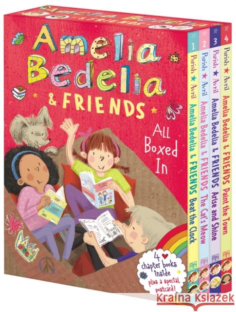 Amelia Bedelia & Friends Chapter Book Boxed Set #1: All Boxed in Parish, Herman 9780063023192 Greenwillow Books - książka