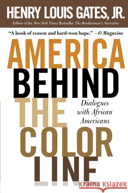 America Behind the Color Line: Dialogues with African Americans Henry Louis, Jr. Gates 9780446693905 Warner Books - książka