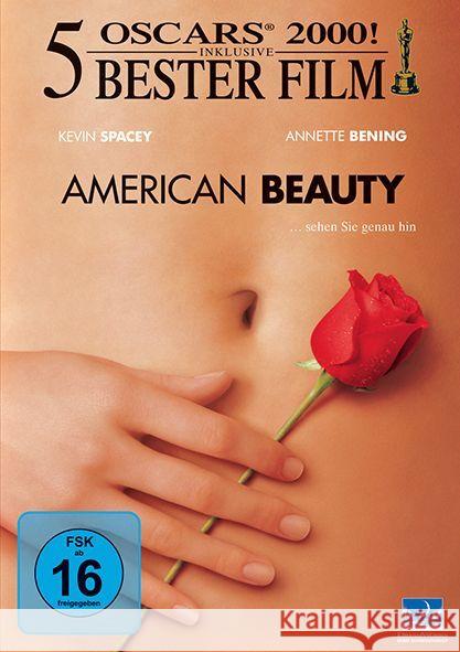 American Beauty, 1 DVD : Ausgezeichnet mit 5 Oscars 2000 für den Besten Film, Beste Regie, Beste Kamera, Bestes Orginaldrehbuch und Bester Hauptdarsteller (Kevin Spacey) u. 3 Golden Globes 2000 für de  4047553500003 Paramount - książka