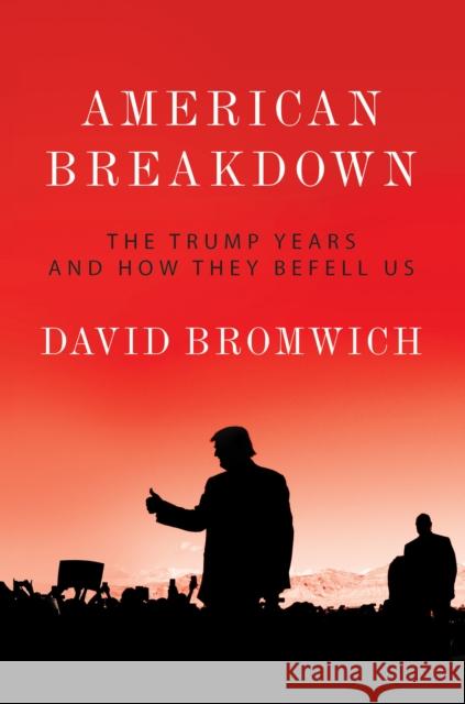 American Breakdown: The Trump Years and How They Befell Us Bromwich, David 9781788737265 Verso Books - książka