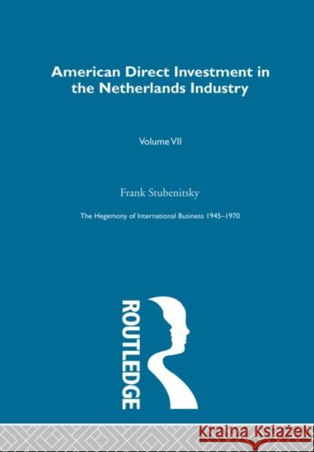American Dir Invest Netherland F. Stubenitsky 9780415190459 Routledge - książka