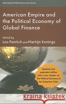 American Empire and the Political Economy of Global Finance Leo Panitch 9780230236080  - książka