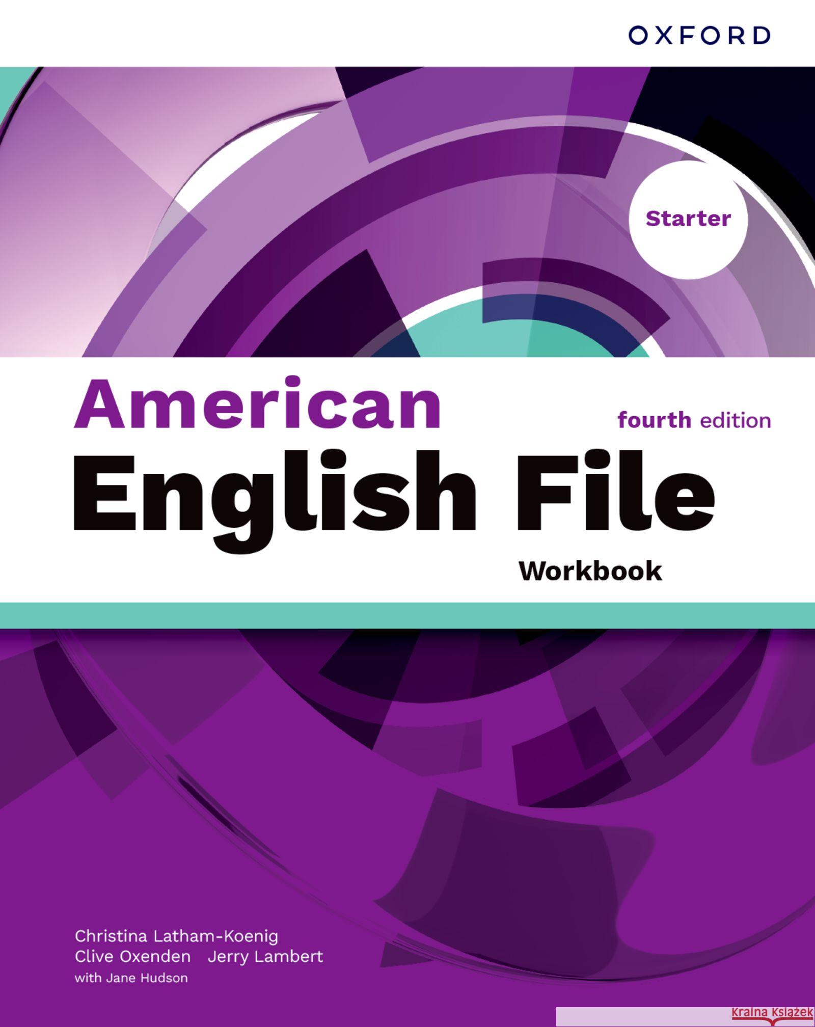 American English File fourth edition Starter Level Workbook Lambert, Jerry 9780194185189 Oxford University Press - książka