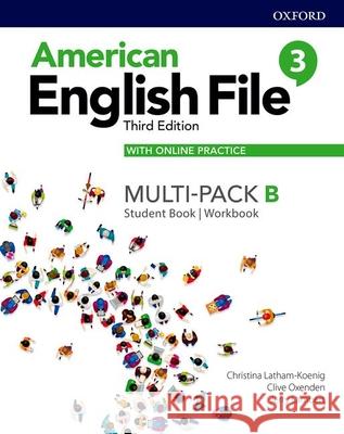 American English File Level 3 Student Book/Workbook Multi-Pack B with Online Practice Oxford University Press 9780194906753 Oxford University Press - książka