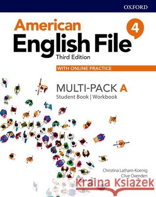 American English File Level 4 Student Book/Workbook Multi-Pack a with Online Practice Oxford University Press 9780194906944 Oxford University Press - książka