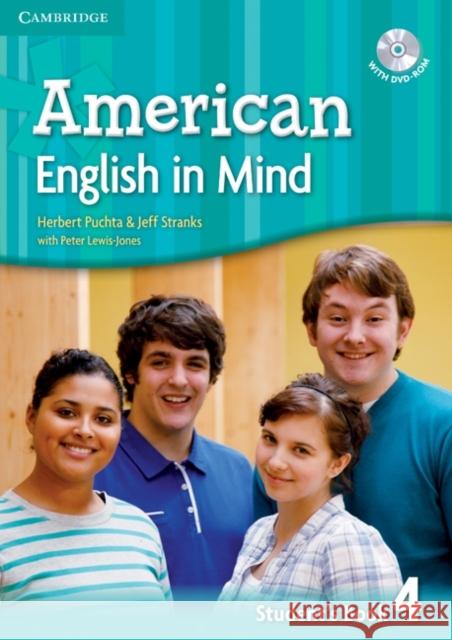 american english in mind level 4 student's book with dvd-rom  Puchta, Herbert 9780521733472 Cambridge University Press - książka