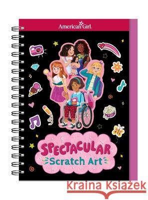 American Girl: Spectacular Scratch Art American Girl                            American Girl 9781640365797 American Girl Publishing Inc - książka