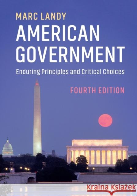 American Government Landy, Marc 9781108457835 Cambridge University Press - książka