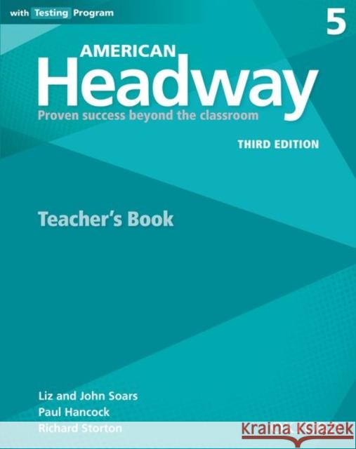 American Headway 3rd Edition 5 Teachers Book Soars 9780194726672 Oxford University Press - książka