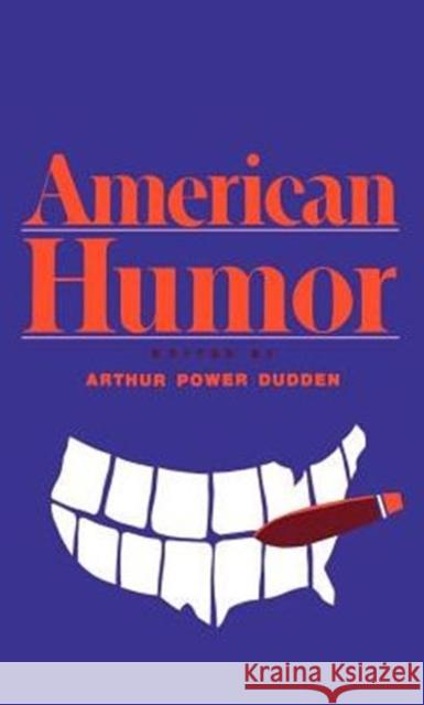 American Humor Arthur Power Dudden 9780195042122 Oxford University Press - książka