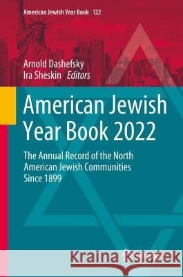 American Jewish Year Book 2022  9783031334054 Springer International Publishing - książka