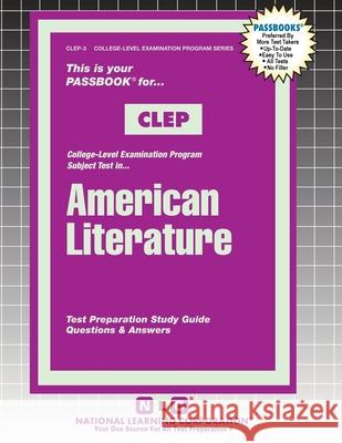 American Literature Passbooks 9781799353034 National Learning Corp - książka