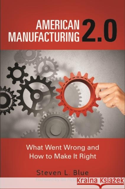 American Manufacturing 2.0: What Went Wrong and How to Make It Right Steve Blue 9781440838705 Praeger - książka