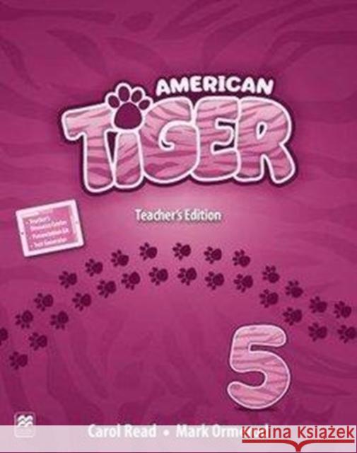 American Tiger Level 5 Teacher's Edition Pack Carol Read 9781380004970 Macmillan Education - książka