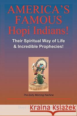 America's Famous Hopi Indians!: Their Spiritual Way of Life & Incredible Prophecies! Boye Lafayette D 9781452886299 Createspace - książka